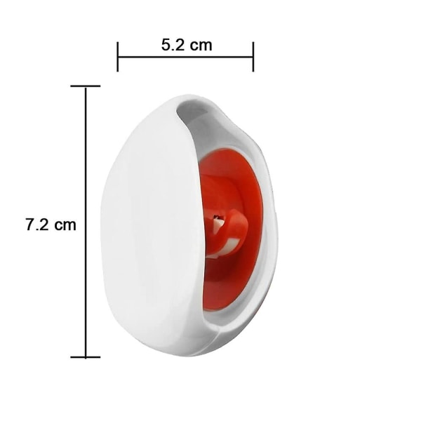 2-pack automatisk rullhörlurskabel Sladdlindare Hörlurssladd Organizer för USB kablar, hörlurskabel (vit)