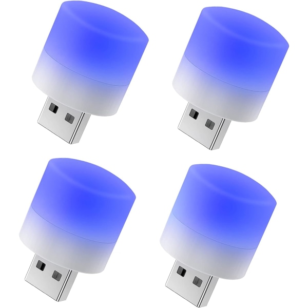 Mini USB nattlampa, kompakt LED-lampa, bärbar belysning, Ambie