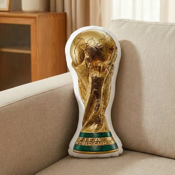 VM-troféformet pute for 2026: USA-Canada-Mexico VM-suvenir (35 CM)