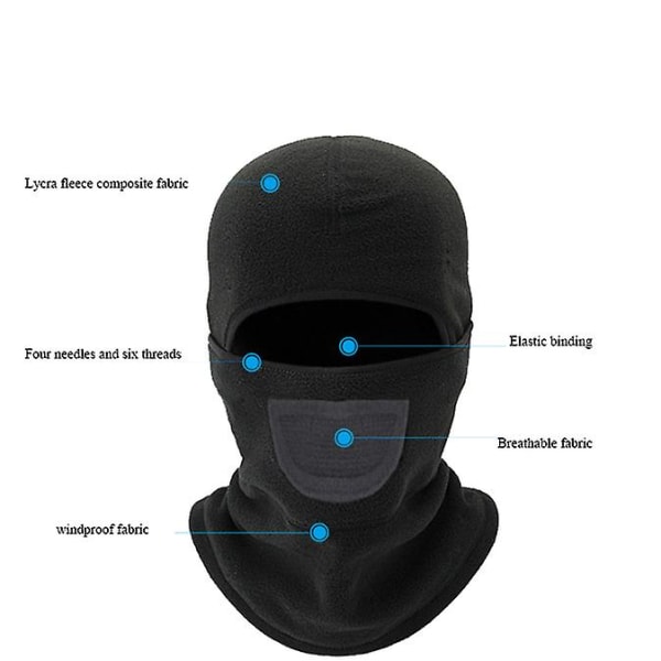 Cykelmask Utomhus Vindtät Skid Varmmask