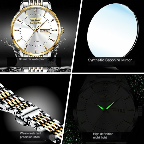 Quartz Klocka / Armbandsur Watch