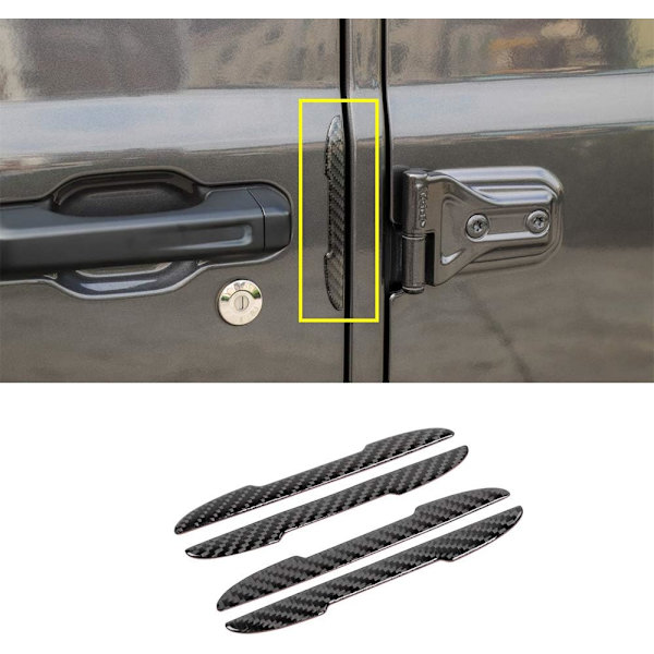 Jeep Wrangler TJ JK JL Gladiator JT 1997-2019 2020 2021 Bildörr kantskyddsremsa Repskydd Anti-kollisionsdekorationsdekor Externt tillbehör