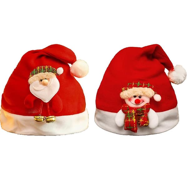 2-delad Julhatt - Julhatt för Vuxna och Barn