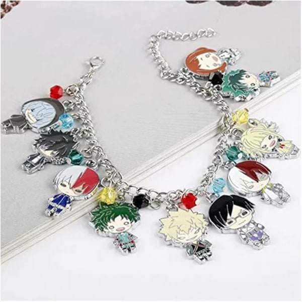 Højkvalitets Anime My Hero Academia Multi-karakter Vedhæng Charm Armbånd & Armringe Til Fans Souvenirs Gaver Smykker
