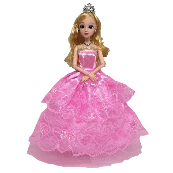 8 stk full skjørt dukke jente prinsesse dress skifte kjole brudekjole babykjole