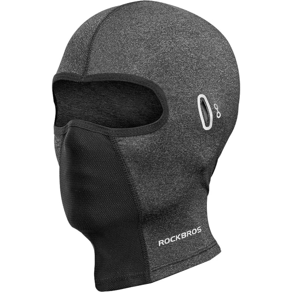 Sommer Balaclava Sports Motorcykel Cykel UV Beskyttelse til Mænd Kvinder, Halsedisse Balaclava UPF 50+, Ansigts Bandanas til Nærsynethed Sort Grå