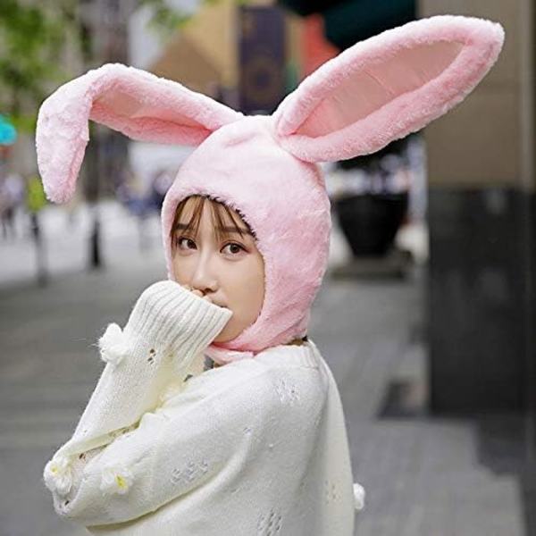 Påskhare Hatt Funny Ear Plysch Huva Kvinnor Kostym Kanin Hat Cosplay Julfest Semester Hatt