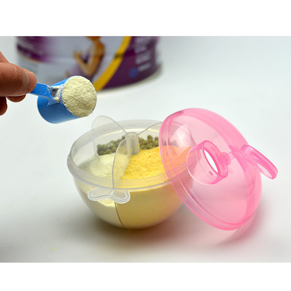 Baby Mælkepulver Formel Dispenser, Spildsikker Formel Dispenser og Snack Opbevaringsbeholder, 2 pak