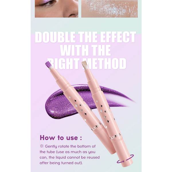 Hohdokas nestemäinen luomiväripensseli Eye Brightening Natural 06#