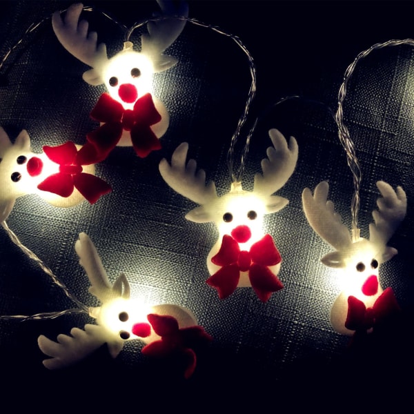 Älg Led Fairy String Light Xmas Tree Ornament Juldekoration 3m