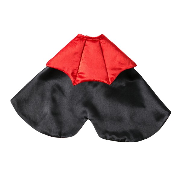 Halloween Katt Hund Cape Dräkt Röd och svart Pet Coat för Halloween Juldräkt Klä upp Små hundar och katter Cosplay Festtillbehör