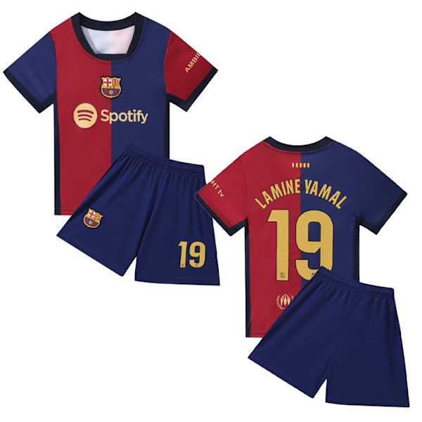 2025–2026 Sæson FC Barcelona hjemmebanetrøje nr. 19 Lamine Yamal børnefodboldudstyr 16