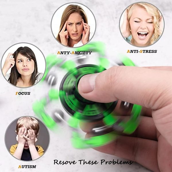20st Fingertop Gyro Toy Funny Sensory Fidget Toys Twister Fingertop Stress Relief Gyro Toy Finger Hand Spinner Fingertop Spinners Fingertop Decompres