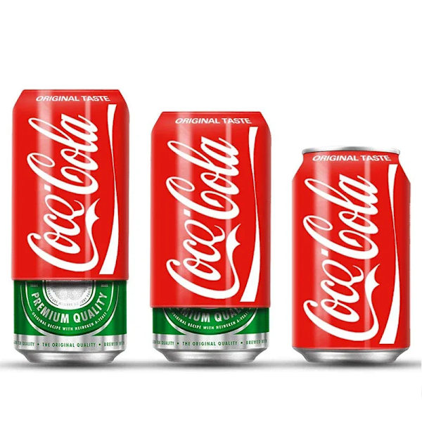 2 stk. Silikone Cola Cover Cola Dåse Drikke Beskyttelsesovertræk Cola Kop Cover 335ml red