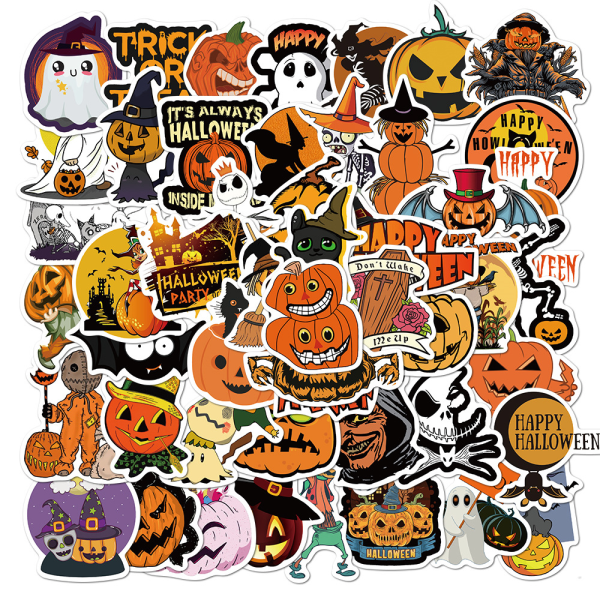 150 stycken Halloween Doodle Stickers Roliga Present Anime Stickers DIY