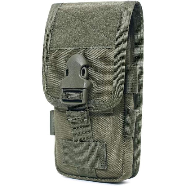 Taktinen Vyölaukku Molle Pussi Sotilaallinen Vyölaukku EDC Kotelo Vyölaukku Puhelinlaukku Retkeily Metsästys CS (Vihreä)