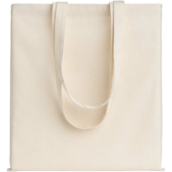 Pakke med 2 kvalitets hessian sække 220gsm - Dimensioner: 38 x 42 cm - Lange håndtag 70 cm - Natur - 100% bomuld
