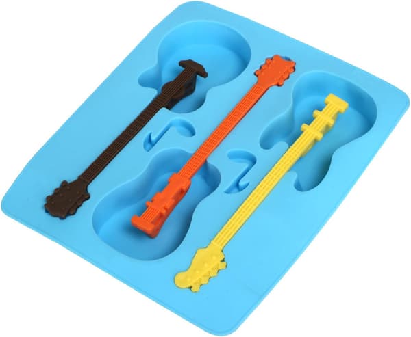 Blå Silikone Guitar Isform