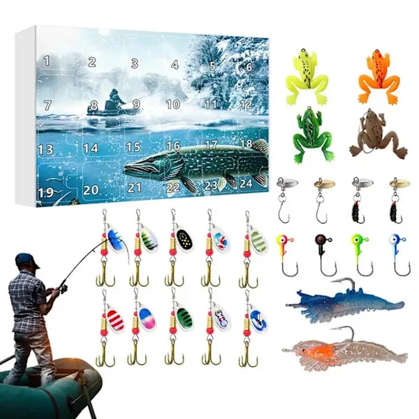 LADVENTLURES 2024, Fiske-julekalender, Fiskegrej Julegaver Carnivorous D