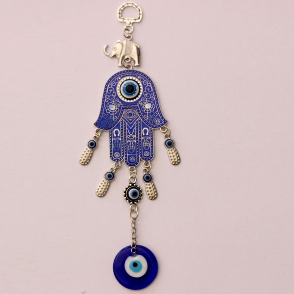 Blue Evil Eye Hängande Dekoration Amulet Vägghängande Heminredning Bil Hänge Evil Power Hänge Stil