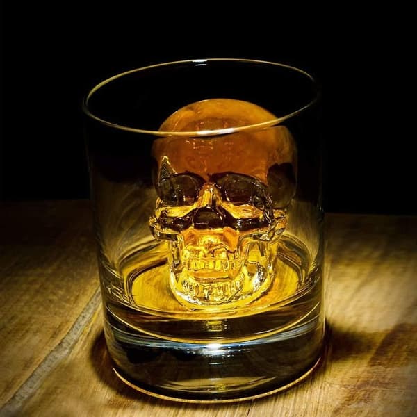 3d Skull Ice Tray Skull Silikonformar 2st