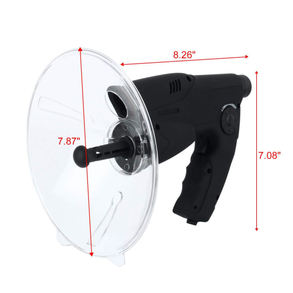 Parabolisk mikrofon Monocular X8 Bionic Ear Long Range Birds Listening Telescope 200m hög kvalitet