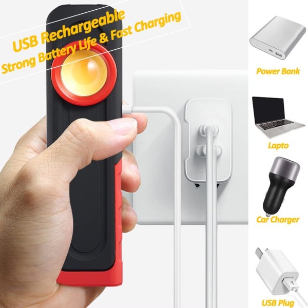 Mini USB nattlampa, kompakt LED-lampa, bärbar belysning, Ambie