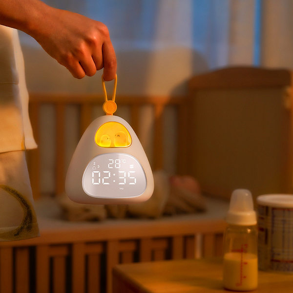 Bird's Nest Time Väckarklocka USB Uppladdningsbar Timer LED Light Companion Sleeping Väckarklocka
