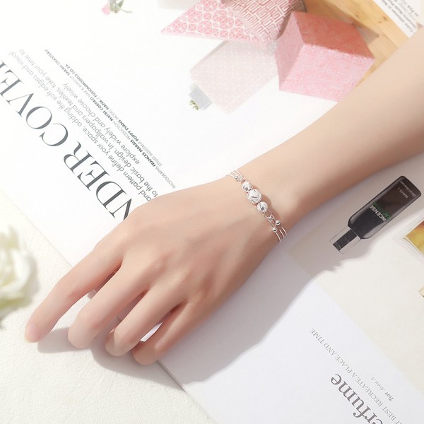 2 stycken överföringspärlor armband för kvinnlig höst och vinter