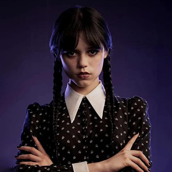 Wednesday Addams Peruk För Barn