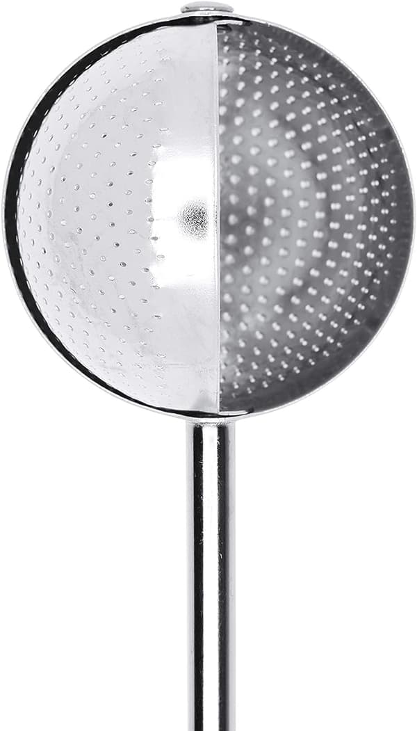 Original teinfuser, roterende rustfritt stålkule, ergonomisk håndtak