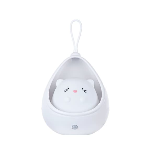LED Kropssensor Natlys USB Gang Sengeskabssensor Lys (kat - hvid)