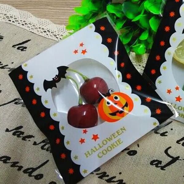 400 stk. Halloween Bagevare Emballagepose Kiks Kagepose