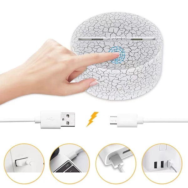 Taylor swift 3D Nattlampor Musik Party Supplies Fan Favorit Dekoration 16 färgskiftande Touch 3D Illusion swifties Bordslampor A