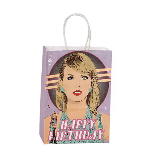 24st Taylor swift julklappspåsar Kreativa inslagningspåsar för festprylar