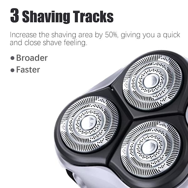 HQ9 Udskiftningshoveder Kompatible med Philipss Norelco Barbermaskine Spe
