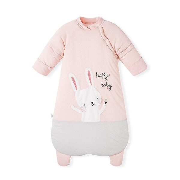 Tykkere Baby Pige Pyjamas Børne Dyne Artefakt Mor- og Barnartikler Efterår og Vinter (0-8 måneder)