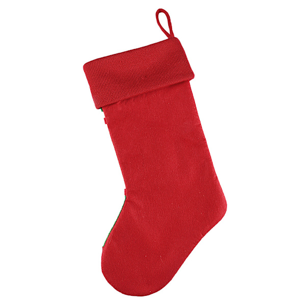 2 Styck Julstrumpor Julgran Snöstrumpor Presentpåse Juldekorationer Godispåse