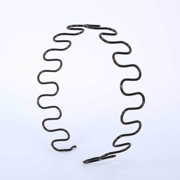 1 sofffjäder Serpentinspänning fjäderbåg fjäder platt fjäderbalanskrok Spänne fjäderklämma Reparationssoffa Elastisk (60cm + 2 klämmor + 6 spikar)