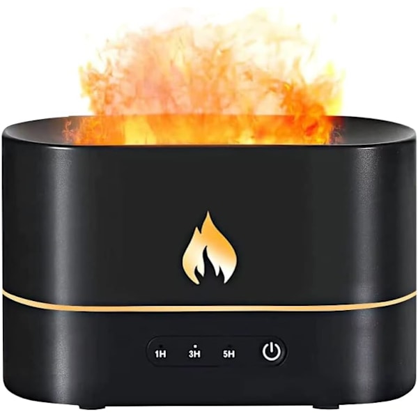 Aromaterapi Eterisk Olje Diffuser, Flammespray Luftfukter