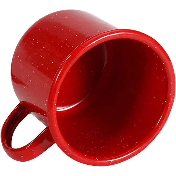 Ulkoiluun sopivat retkeilymukit - Kahvimuki 355 ml - Emalinen matkamuki, Teemuki emalinen retkimukisetti juomille kotiin, toimistoon, kalastukseen, piknikille, vuorikiipeilyyn