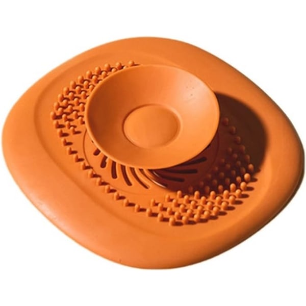 Universal avtappningsplugg i silikon, badfilter i silikonrör avloppsfilter för hårfångare, avtappningspluggar i silikon för kök, badrum och tvättstuga