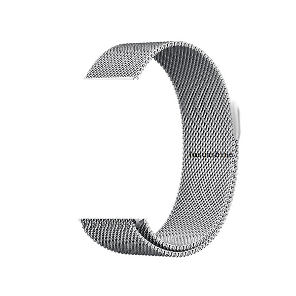 Mesh-klokkereim i rustfritt stål for menn og kvinner, egnet for Apple Watch 7 Milan-reim (Sølv 38/40/41mm)