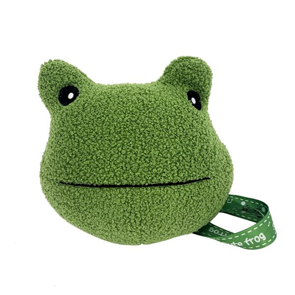 Stygg frosk, dame ryggsekk, søt frosk, plysjveske, barn en skulder crossbody-veske