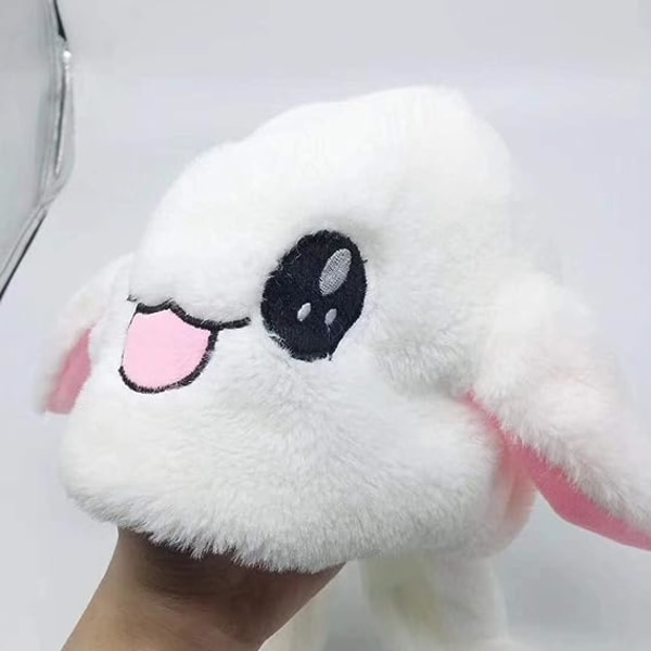 LED Lysande Plysch Rörlig Kaninhatt Rolig Lysande och Öron Rörlig Kanin Hatt Mössa för Kvinnor Flickor, Cosplay Jul Party Semester Hatt