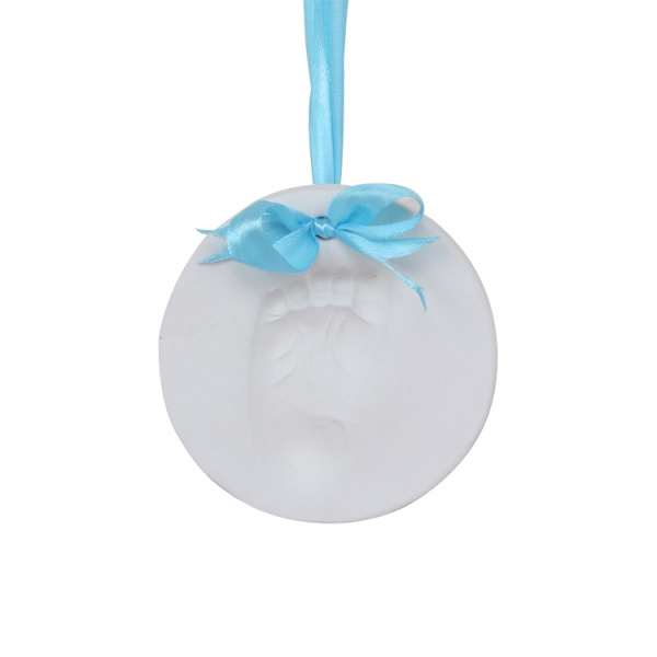 Baby Handprint Ornament Keepsake Kit - Personliga Newborn Ornament - Baby Art Keepsake Kit Staffli - Perfekta baby shower (flerfärgad färg)