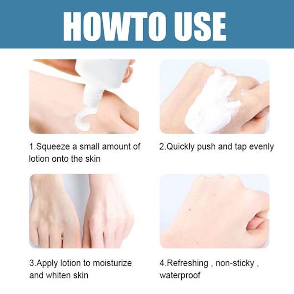 Underarm Beauty  Fuktgivande och återfuktande Vårdar knän och armbågar Mjuka och lena Ljusnar