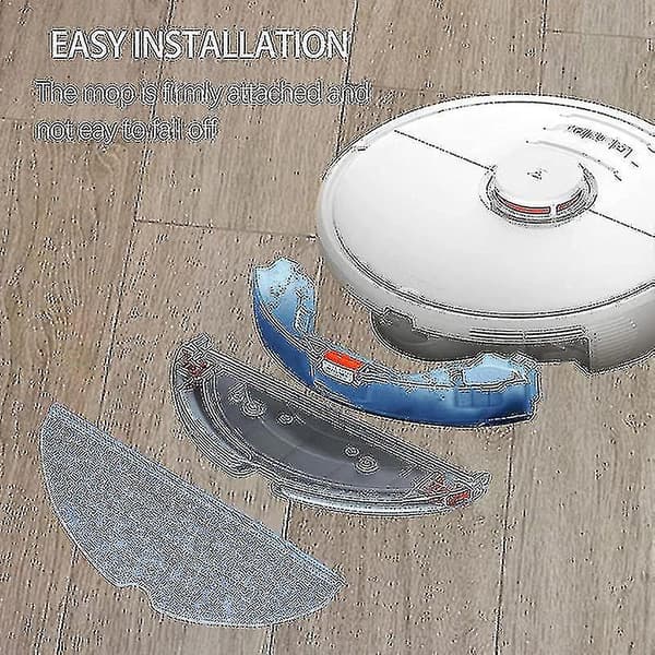 10 st moppdynor för Xiaomi Roborock S7 T7s T7 Plus mikrofiberdyna