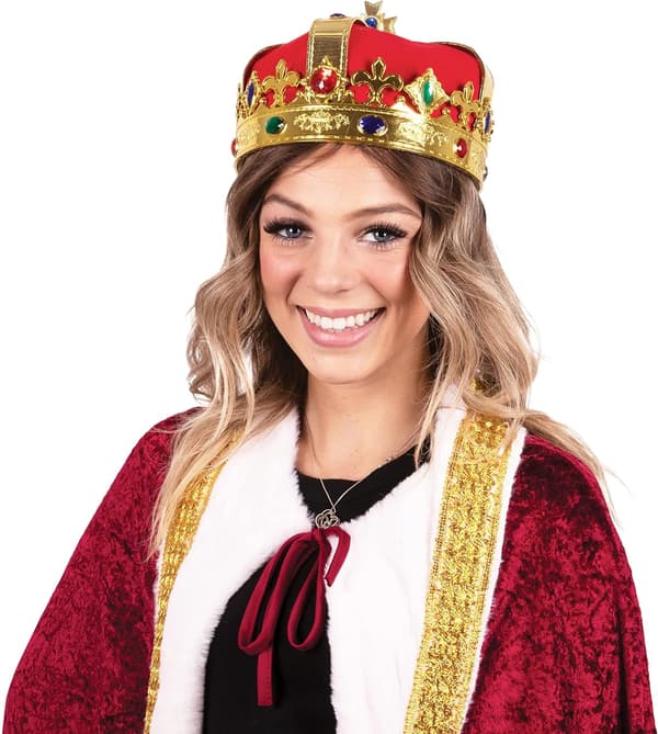 Regal Kungakrona Röd och Guld