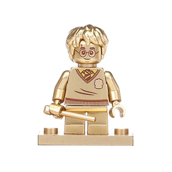 6 st Harry Potter 20-årsjubileum Minfigure komiska minifigurer, minifigur present